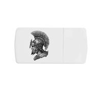 Azeeda 'Ancient Greek Soldier' Pill Box with Tablet Splitter (PI00042959)