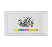 Azeeda 'Ancient Ship' Sticky Note Ruler Pad (ST00043993)
