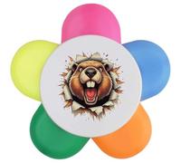 Azeeda 'Angry Beaver Breakout' Flower Shape Highlighter Pen (HL00043780)