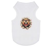 Azeeda 'Angry Beaver Breakout' Pet Dog/Cat T-Shirt, M (PT00174582)