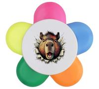 Azeeda 'Angry Capybara Breakout' Flower Shape Highlighter Pen (HL00043781)