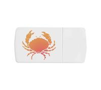 Azeeda 'Angry Crab' Pill Box with Tablet Splitter (PI00042679)