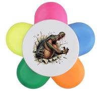 Azeeda 'Angry Crocodile Breakout' Flower Shape Highlighter Pen (HL00043783)