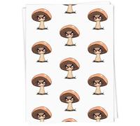 Azeeda 'Angry Mushroom' Gift Wrap Paper (GI00140705)