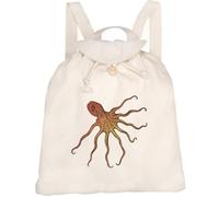 Azeeda 'Angry Octopus' Canvas Rucksack/Backpack (RK00046970)