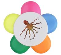 Azeeda 'Angry Octopus' Flower Shape Highlighter Pen (HL00046382)