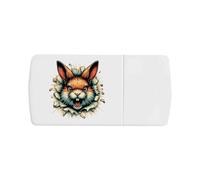 Azeeda 'Angry Rabbit Breakout' Pill Box with Tablet Splitter (PI00040058)