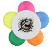 Azeeda 'Angry Shark Breakout' Flower Shape Highlighter Pen (HL00043793)