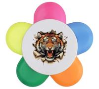 Azeeda 'Angry Tiger Breakout' Flower Shape Highlighter Pen (HL00043794)