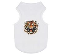 Azeeda 'Angry Tiger Breakout' Pet Dog/Cat T-Shirt, M (PT00174638)