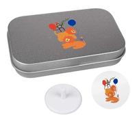 Azeeda 'Animals Having A Party' Golf Markers Gift Set (GO00080631)