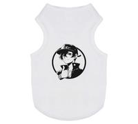 Azeeda 'Anime Boy Thumbs Up' Pet T-Shirt - White, S (PT00199273)