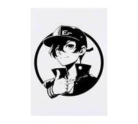 Azeeda 'Anime Boy Thumbs Up' Temporary Tattoo - A6 (TO00107979)