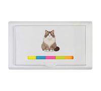 Azeeda 'Anime British Longhair Cat' Sticky Note Ruler Pad (ST00045239)