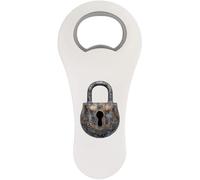 Azeeda 'Antique Padlock' Bottle Opener Fridge Magnet (BO00105965)
