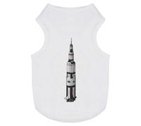 Azeeda 'Apollo 11 Rocket' Pet Dog/Cat T-Shirt, L (PT00078635)
