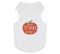 Azeeda 'Apple for Teacher' Pet Dog/Cat T-Shirt, S (PT00115005)