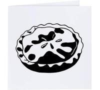Azeeda 'Apple Pie' Blank Greeting Card (GC00001336)