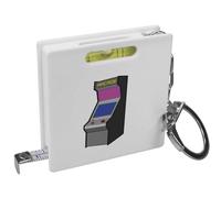 Azeeda 'Arcade Video Game' Keyring Tape Measure/Spirit Level Tool (KM00047599)