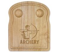 Azeeda 'Archery Hobbyist Shooting A Bow and Arrow' Wooden Breakfast Board (WB00093169)