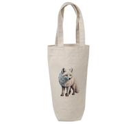 Azeeda 'Arctic Fox' Cotton Wine Bottle Gift/Travel Bag (BL00049106)