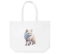 Azeeda 'Arctic Fox' Tote Shopping Bag For Life (BG00090729)