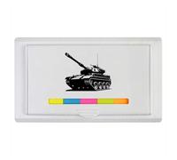 Azeeda 'Army Battle Tank' Sticky Note Ruler Pad (ST00041765)