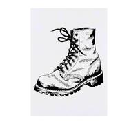 Azeeda 'Army Walking Boot' Temporary Tattoo - A6 (TO00107153)
