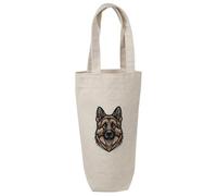 Azeeda 'Art Deco German Shepherd' Cotton Wine Bottle Gift/Travel Bag (BL00046651)