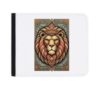 Azeeda 'Art Deco Lion Portrait' Slim Wallet/Cardholder (WL00041067)