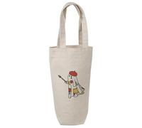 Azeeda 'Artie The Painter Ghost' Cotton Wine Bottle Gift/Travel Bag (BL00044326)