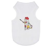 Azeeda 'Artie The Painter Ghost' Pet Dog/Cat T-Shirt, XS (PT00165276)