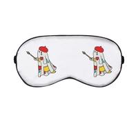Azeeda 'Artie The Painter Ghost' Sleep/Travel Eye Mask (EY00032693)