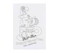 Azeeda 'Artie The Teacup Ghost' Temporary Tattoo - A6 (TO00098707)