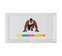 Azeeda 'Athlete Ready to Race' Sticky Note Ruler Pad (ST00043706)