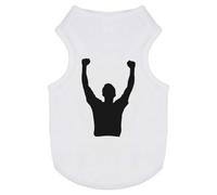 Azeeda 'Athlete with Raised Arms' Pet Dog/Cat T-Shirt, XS (PT00171248)