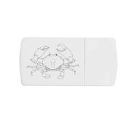 Azeeda 'Atlantic Sea Crab' Pill Box with Tablet Splitter (PI00035730)