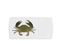 Azeeda 'Atlantic Sea Crab' Pill Box with Tablet Splitter (PI00035731)