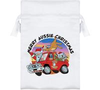 Azeeda 'Aussie Outback Christmas' Satin Gift Bag - 15cm (SB00165740)