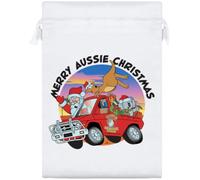 Azeeda 'Aussie Outback Christmas' Satin Gift Bag - 25cm (SB00165743)