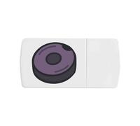 Azeeda 'Automatic Robot Vacuum' Pill Box with Tablet Splitter (PI00037597)
