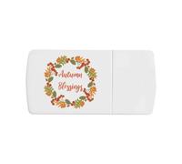 Azeeda 'Autumn Blessings' Pill Box with Splitter (PI00046579)