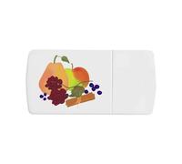 Azeeda 'Autumn Fruits' Pill Box with Tablet Splitter (PI00037999)