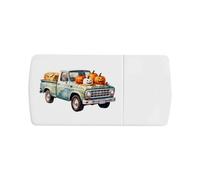 Azeeda 'Autumn Pickup Truck' Pill Box with Splitter (PI00046305)