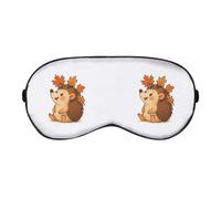 Azeeda 'Autumnal Hedgehog' Sleep/Travel Eye Mask (EY00031603)