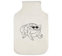Azeeda 'Axolotl Summer Line Art' Hot Water Bottle Cover (HW00049942)