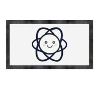 Azeeda 'Baby Atom Logo' Pet Feeding Mat (PM00028012)