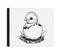 Azeeda 'Baby Chick Coming Out of Egg' Wallet (WL00028919)