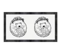 Azeeda 'Baby Cute HedgeHog' Pet Feeding Mat (PM00033671)