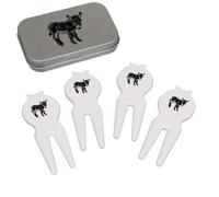 Azeeda 'Baby Donkey' Golf Divot Tool/Repair Fork Gift Set (GO00094642)